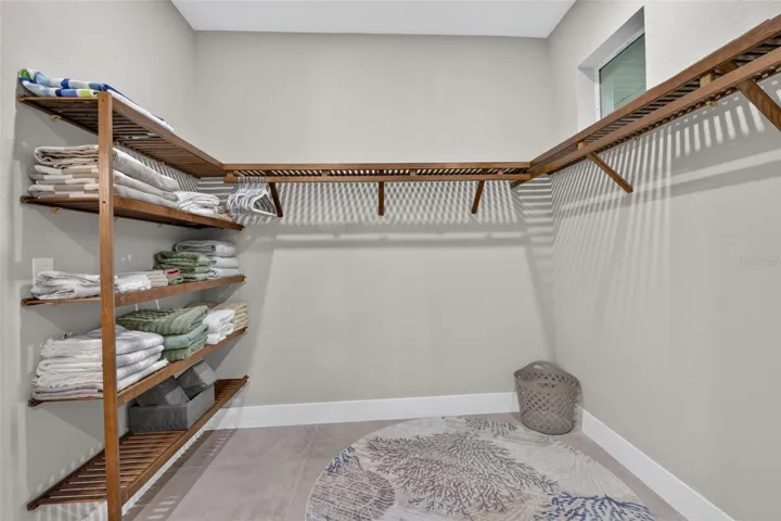 Primary walk-in closet