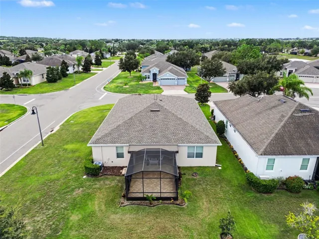 Aerial View of the Back Yard