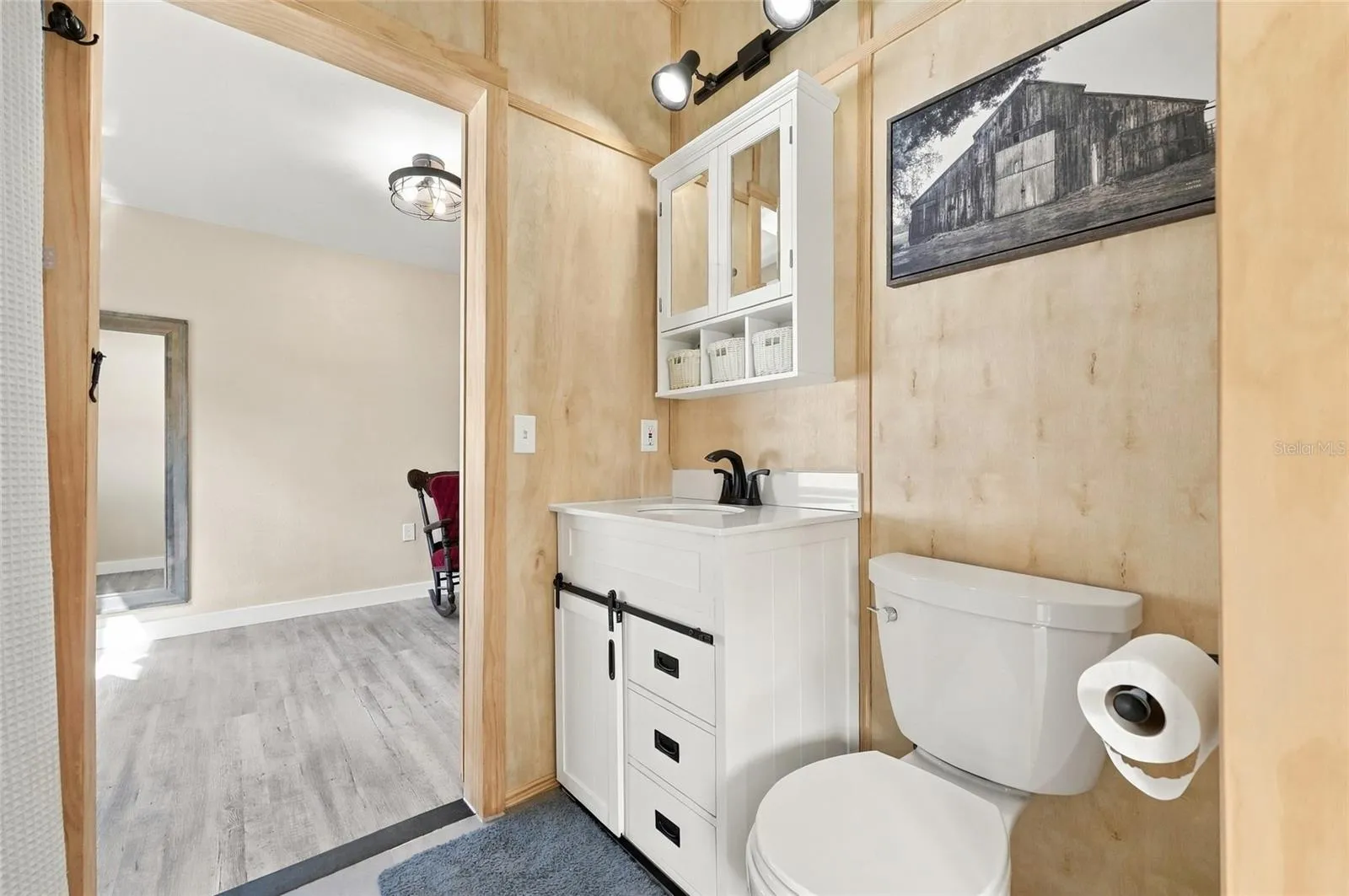 Jack and Jill bathroom.