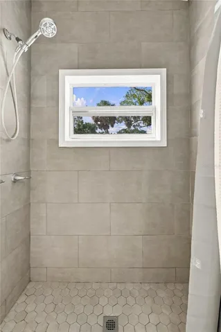 Shower no tub.