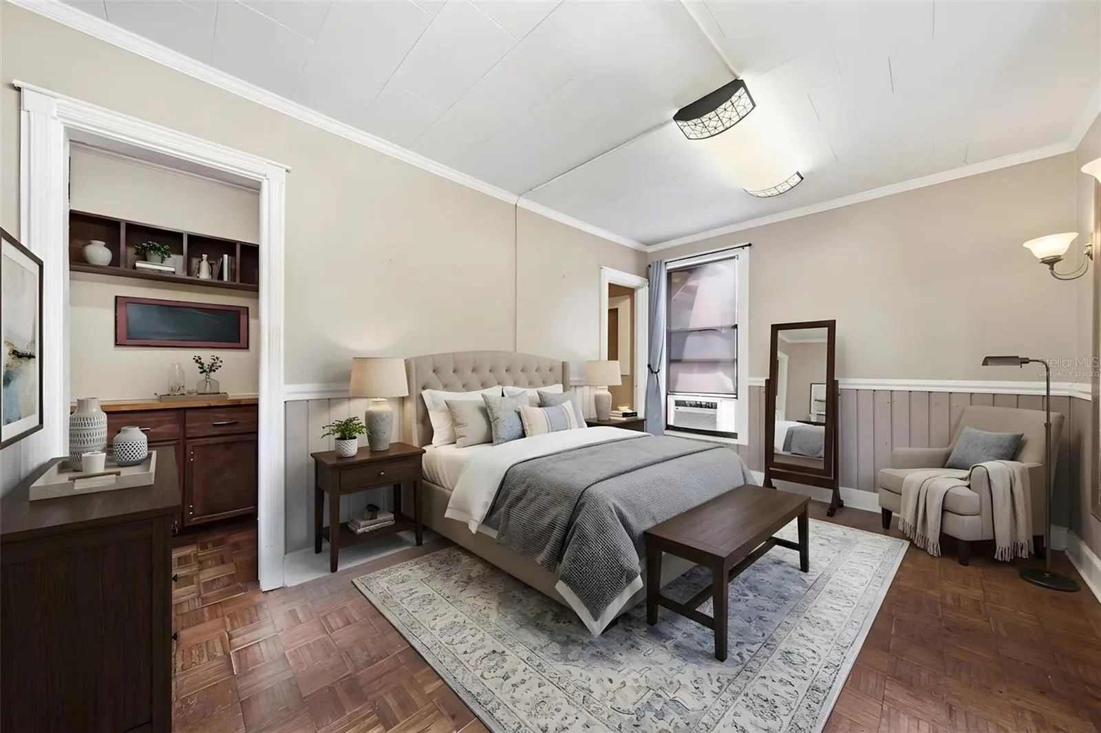 virtually staged Bdrm 1 downstairs