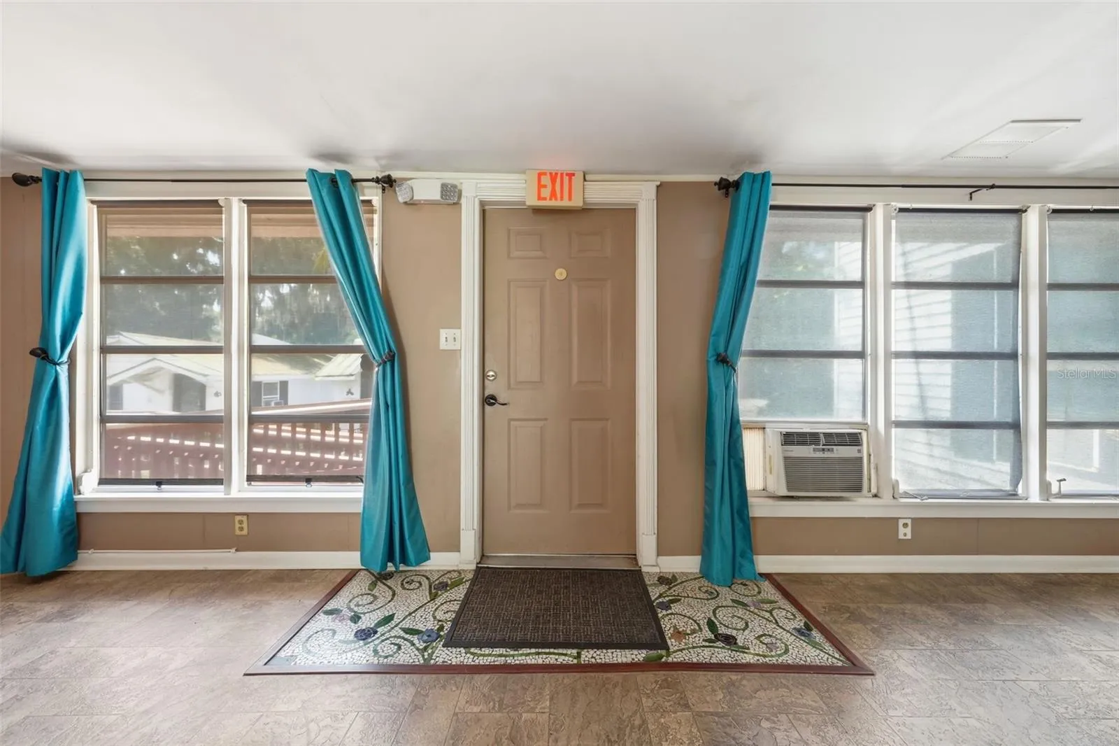 exit from living/sitting area