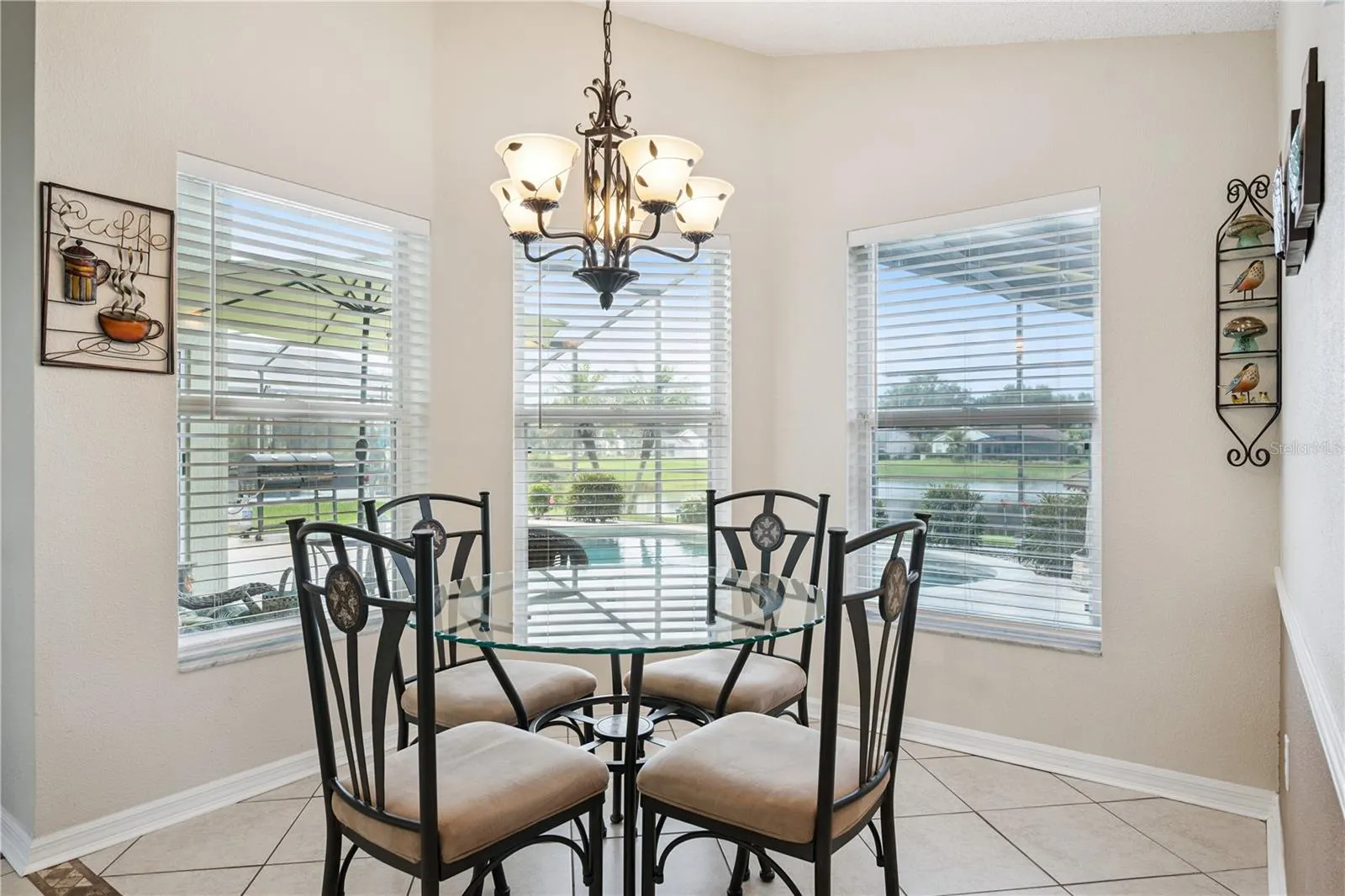 Breakfast nook off the kitchen