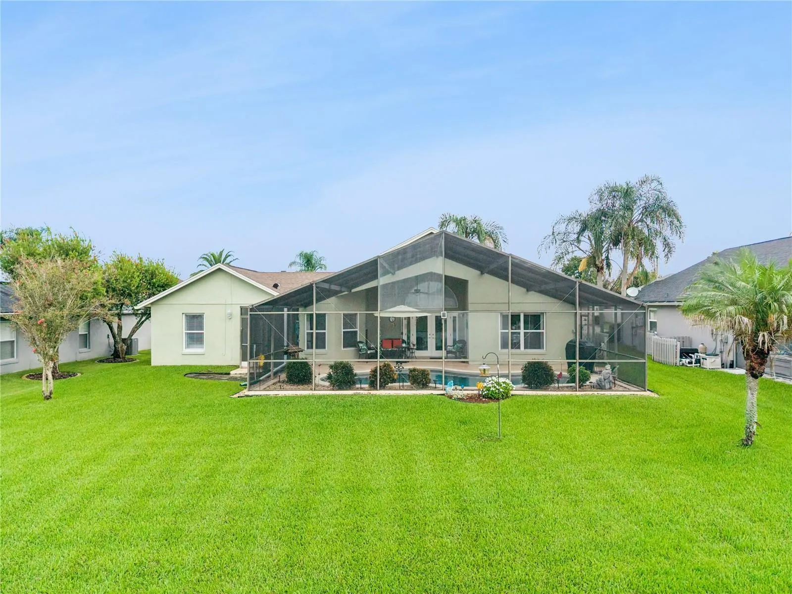 Lush lawn