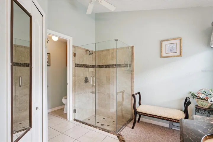Walk in shower