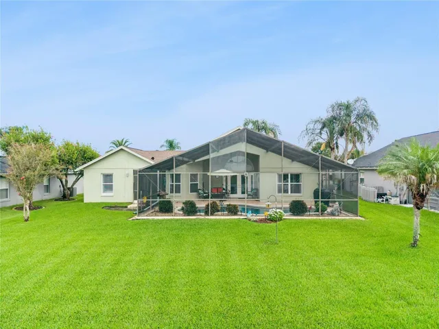 Lush lawn