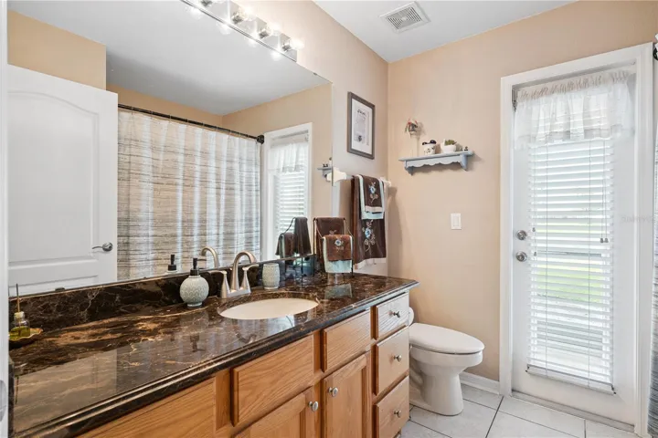 Guest and Pool bathroom- more marble