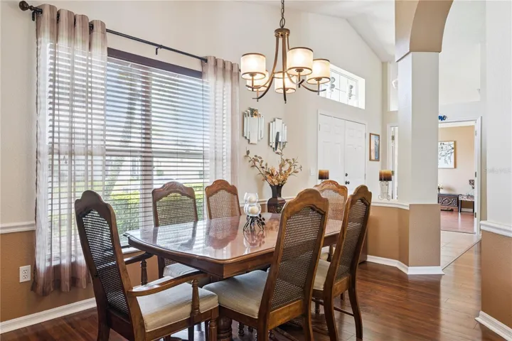Formal dining room for family dinners