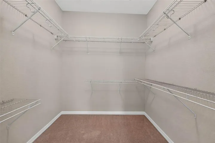 Owner's suite walk-in closet