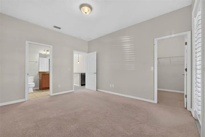 First floor en-suite with a private balcony, water view