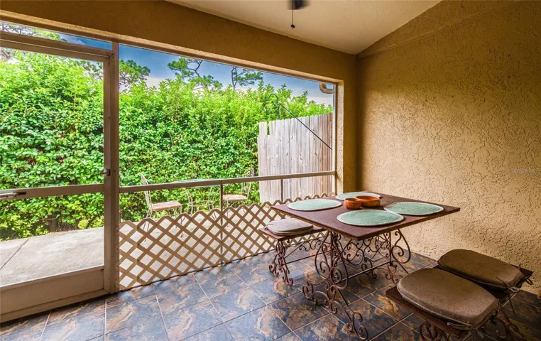 Lanai with private deck
