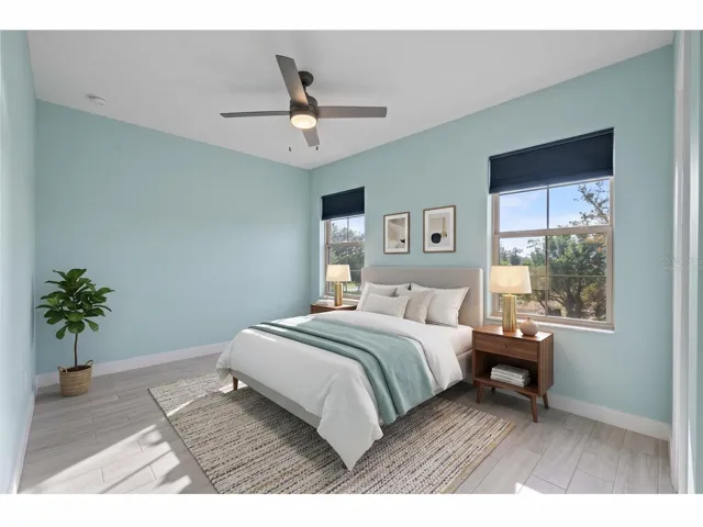 Virtually Staged Bedroom