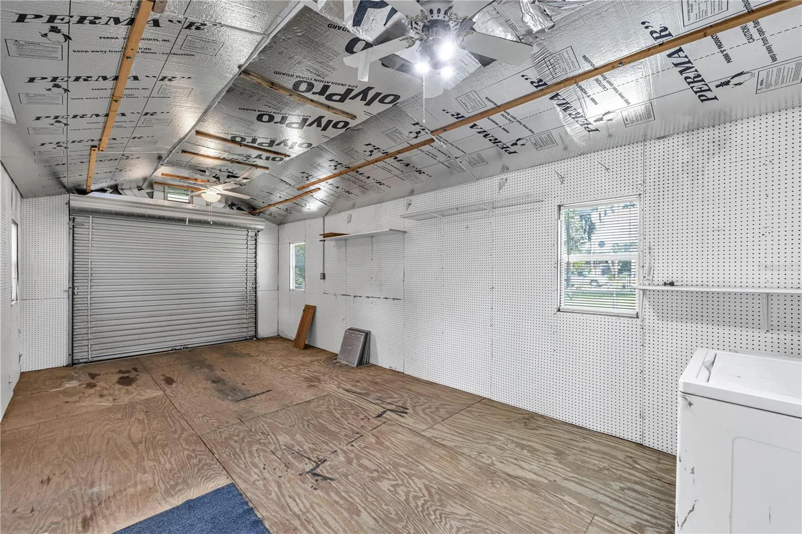 2nd Insulated Storage Shed w/ Washer/Dryer hookup