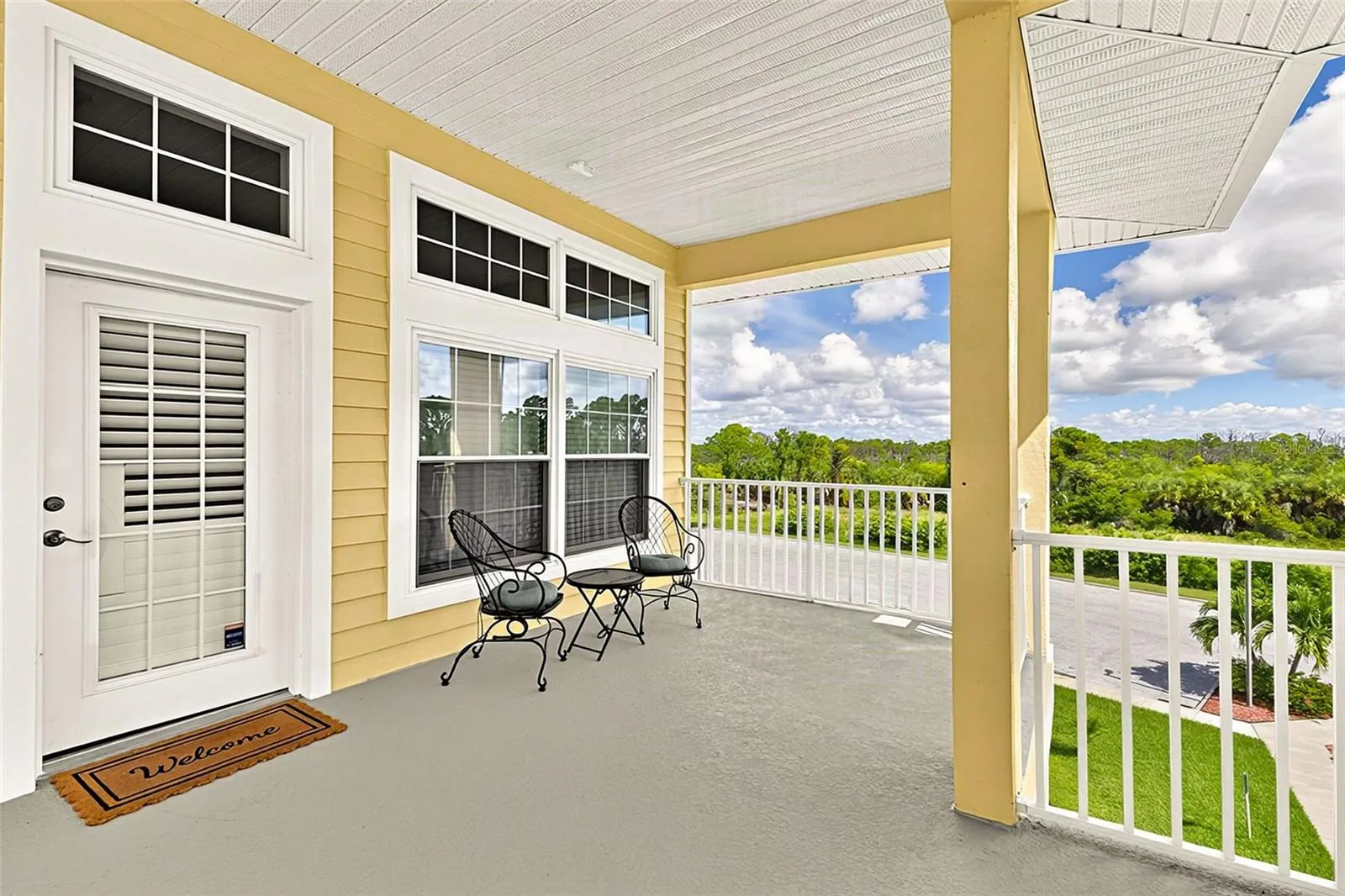 3rd Floor End Unit View at front door