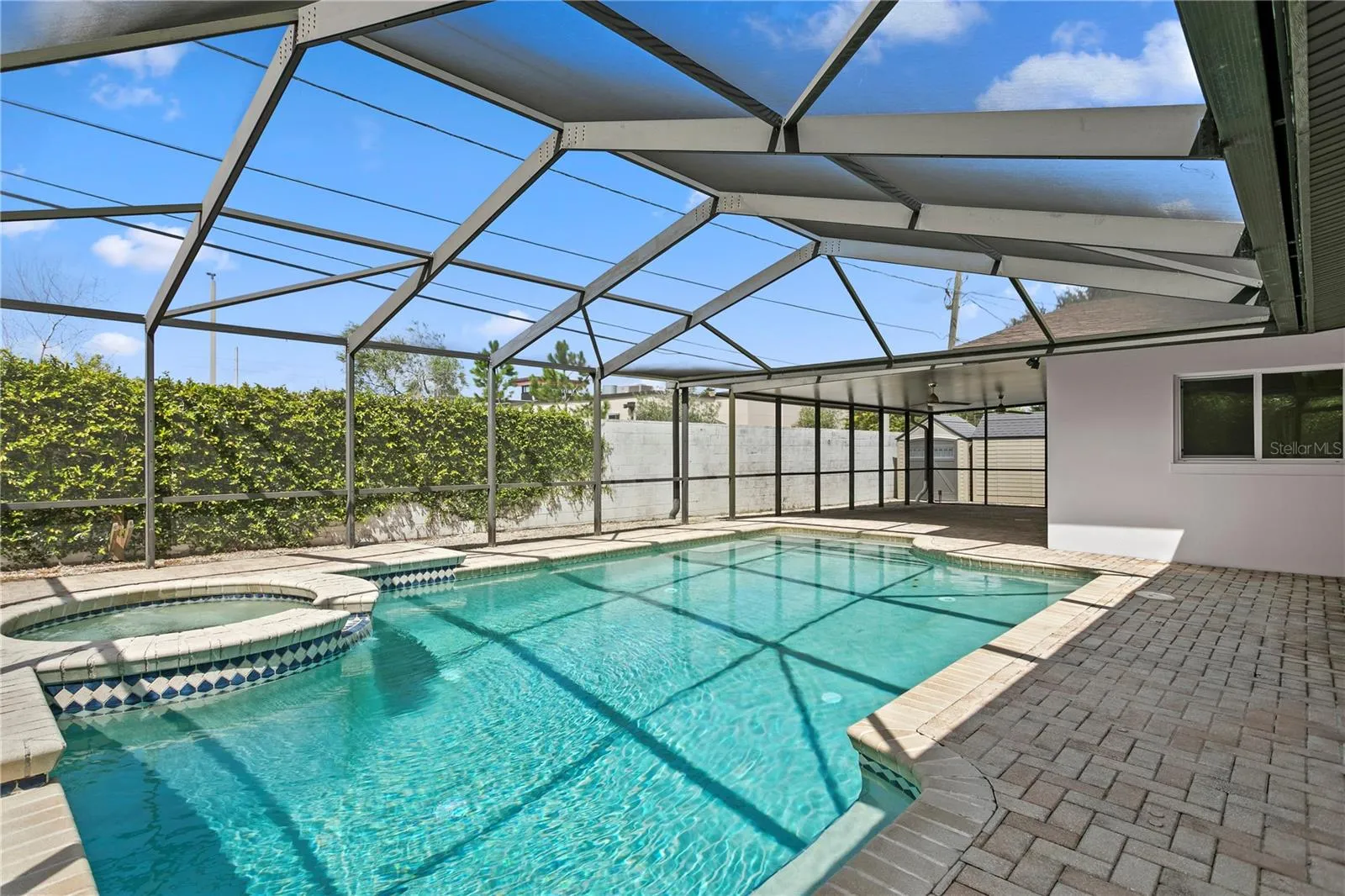 Step outside to discover your very own private oasis.