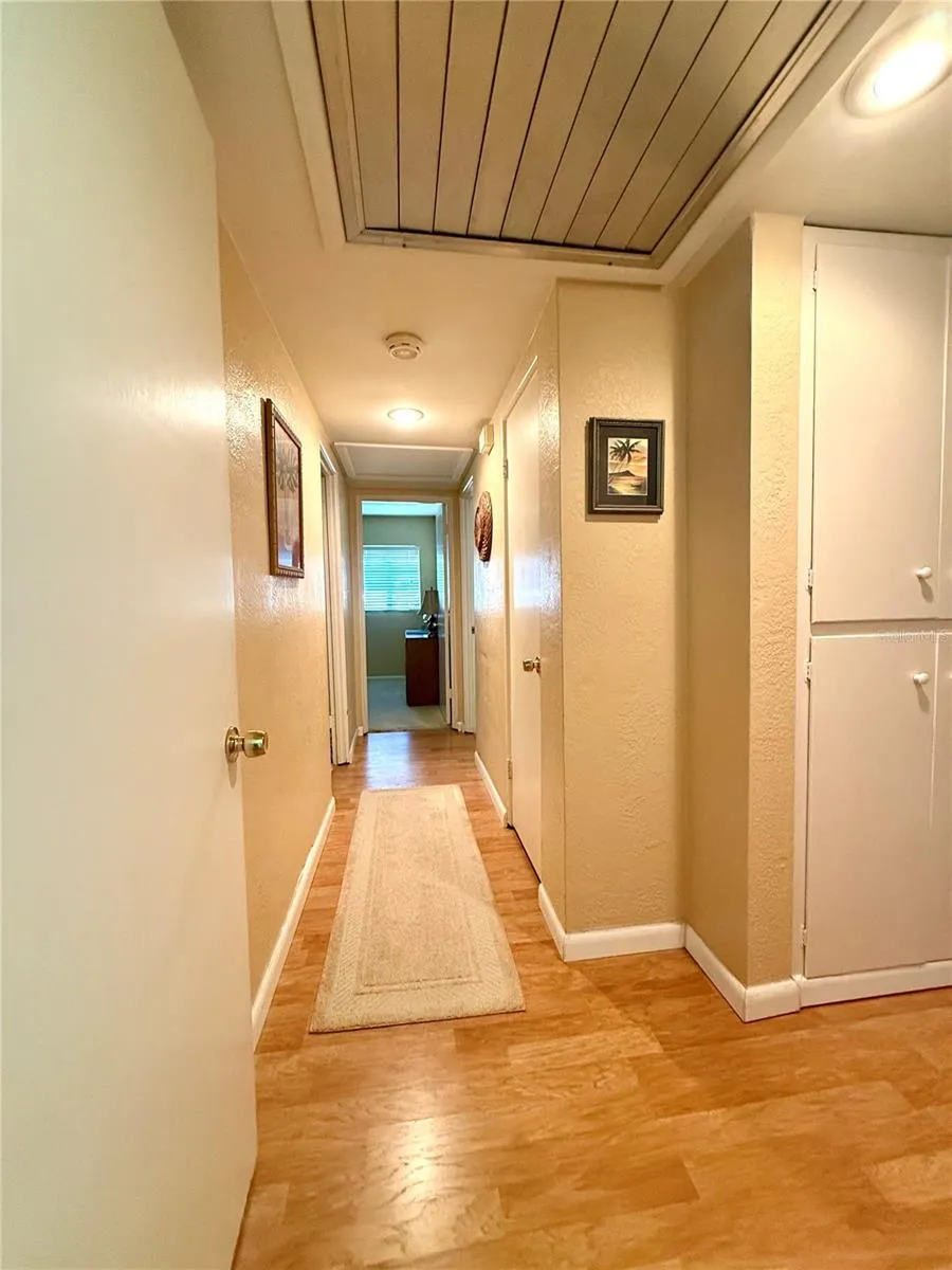 Hallway to Bedrooms showing Attic