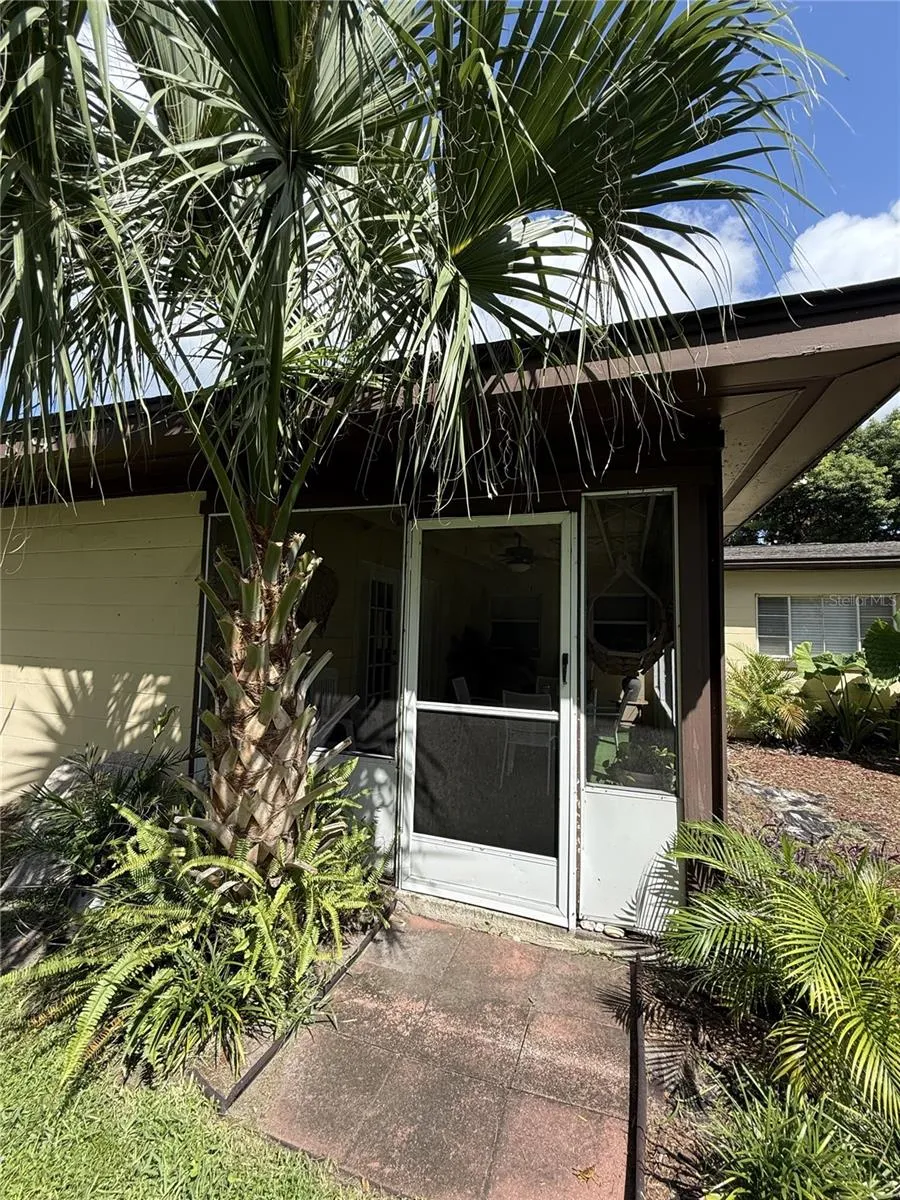 Backyard Entrance to porch
