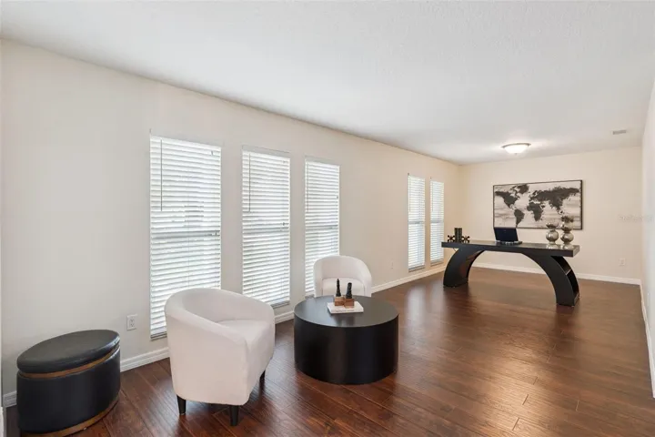 Utilize this space for formal dining and living or also be great for a home office.