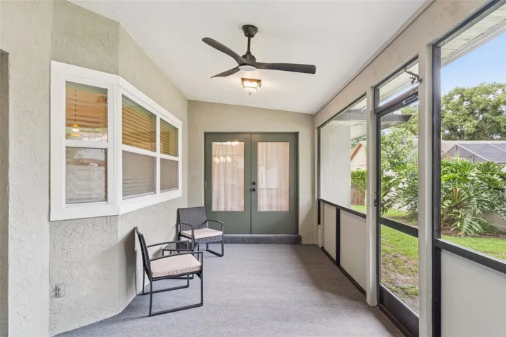Enjoy nature on your quiet lanai.