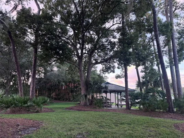 Enjoy picnics, water views or community events at the wonderful little park with gazebo--just for your community!