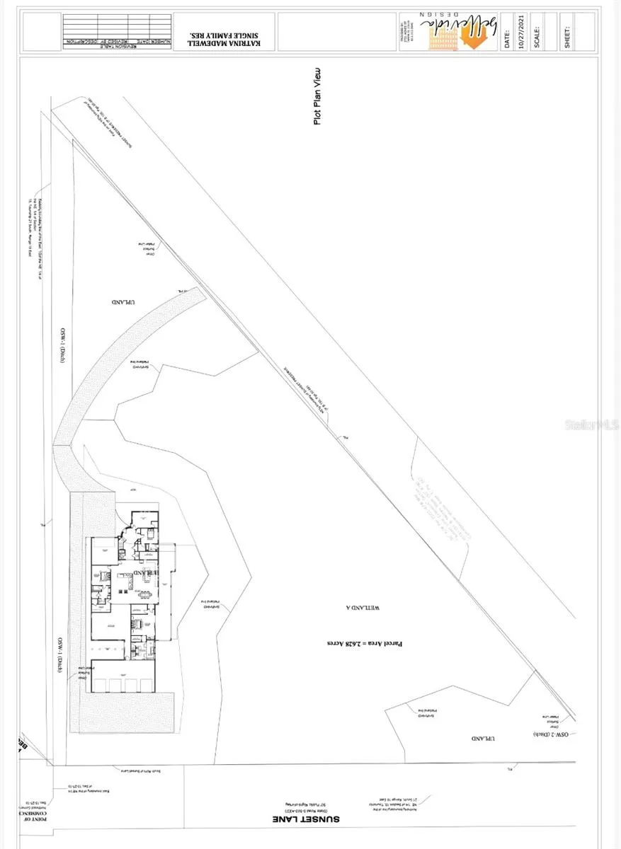 Site Layout with plan on buildable area