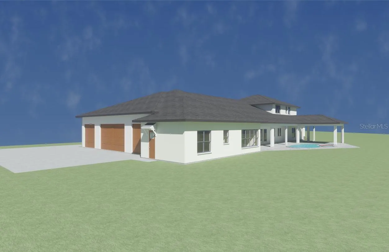 Side view of to be built