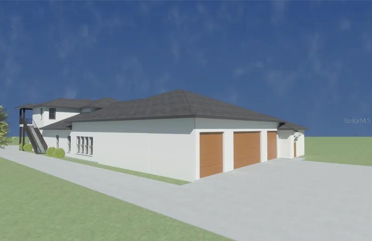 3 Car Garage