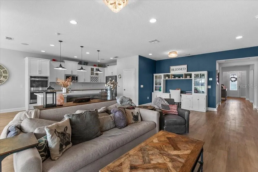 Living Room with view of front door