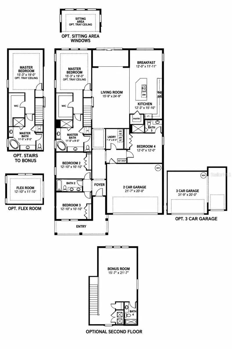 Floor Plan of all floors