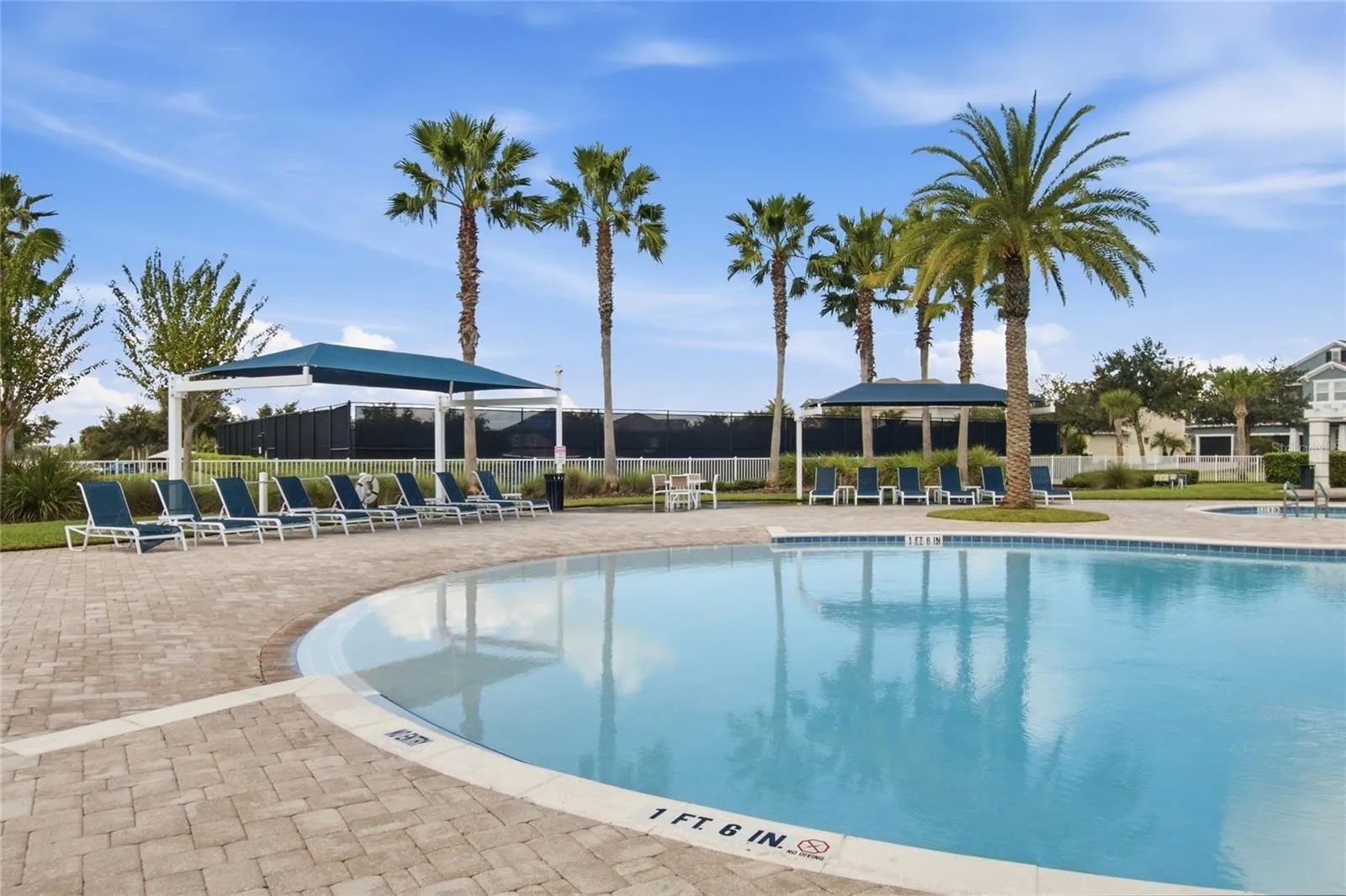 Beach Style pool entrance