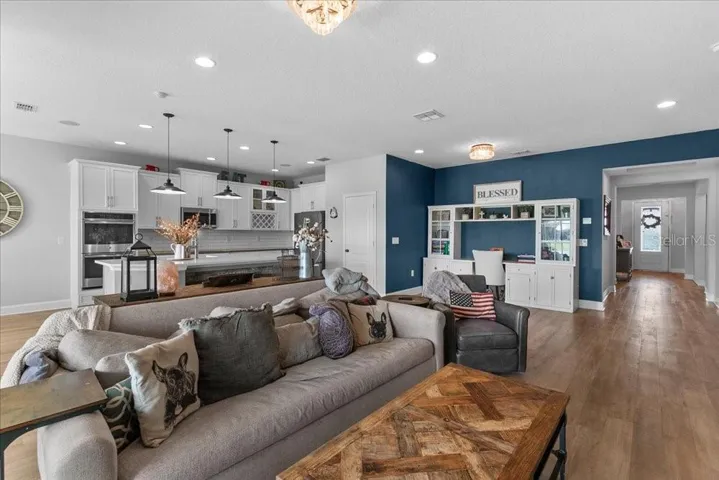 Living Room with view of front door