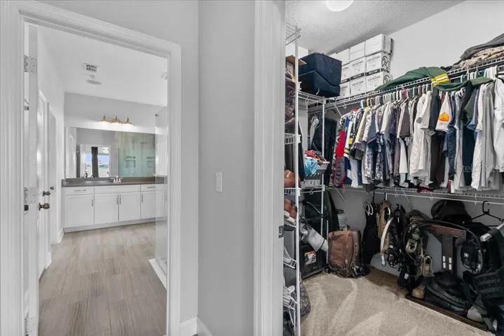 Walk in Closet / Primary bathroom