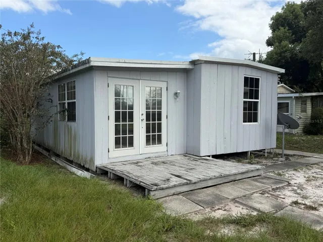 Rear of the house