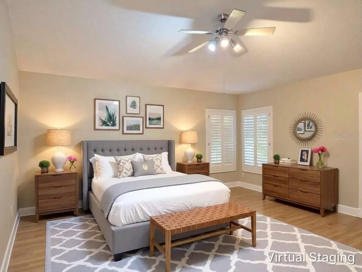 Primary Bedroom (Virtually Staged)
