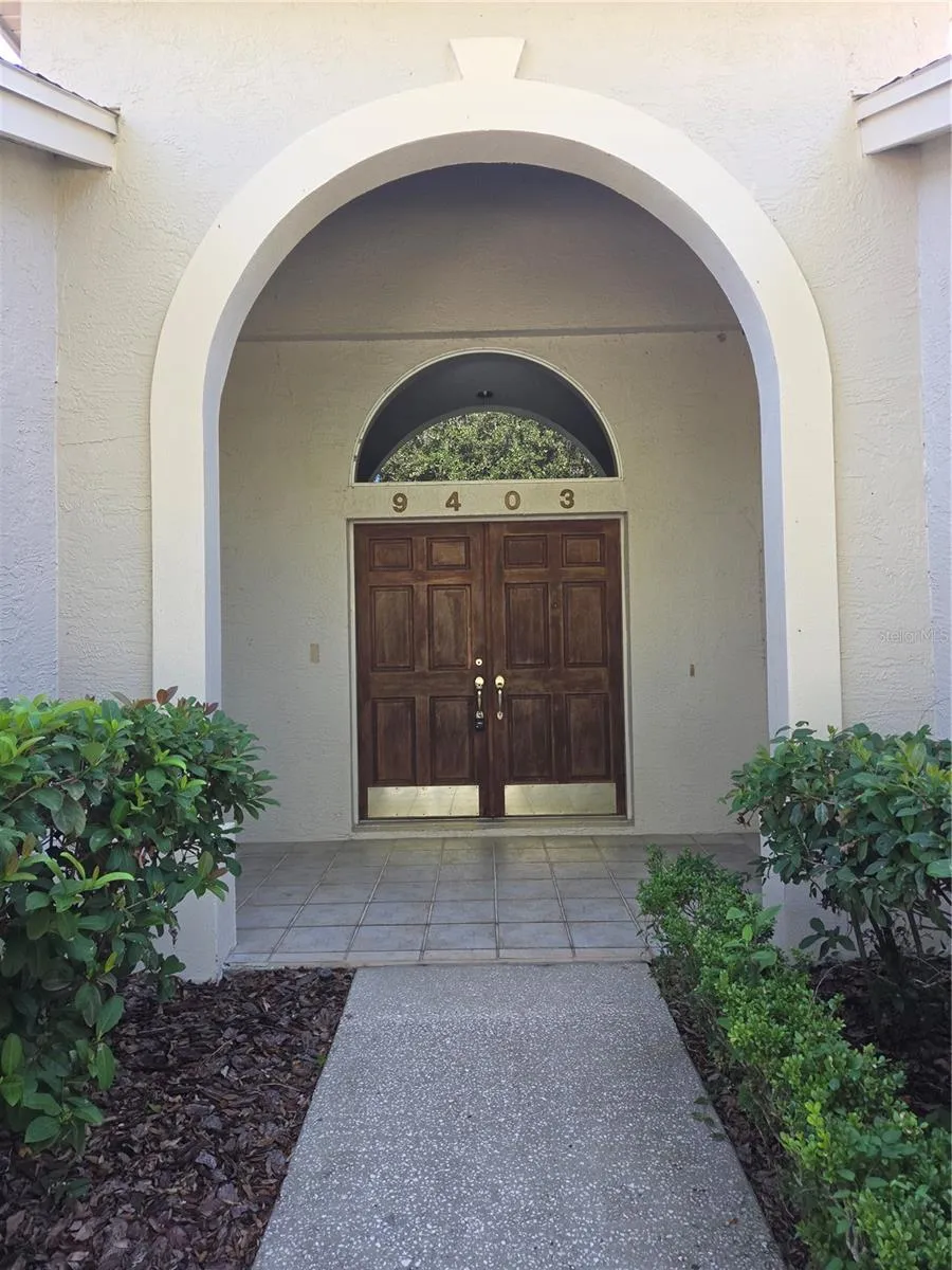 Double Door Front Entry