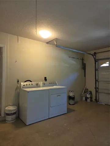 Garage Laundry Area