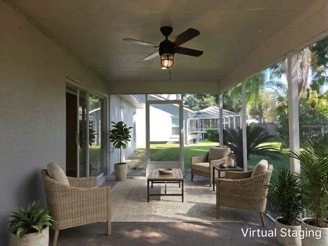 Screened Lanai (Virtually Staged)
