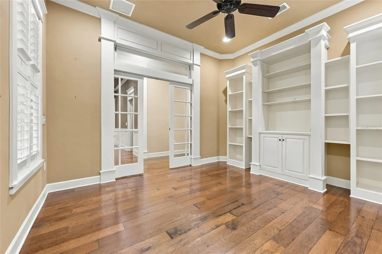 Study with custom built-ins (downstairs)