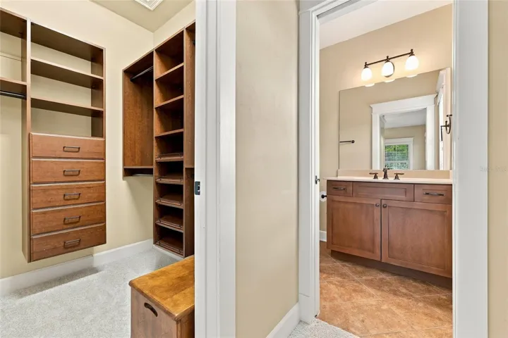 Upstairs Bedroom #3 walk-in closet