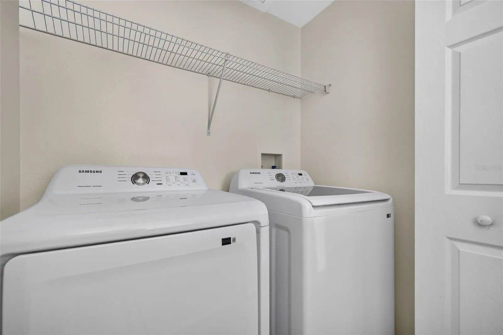 Second floor full size washer &amp; dryer
