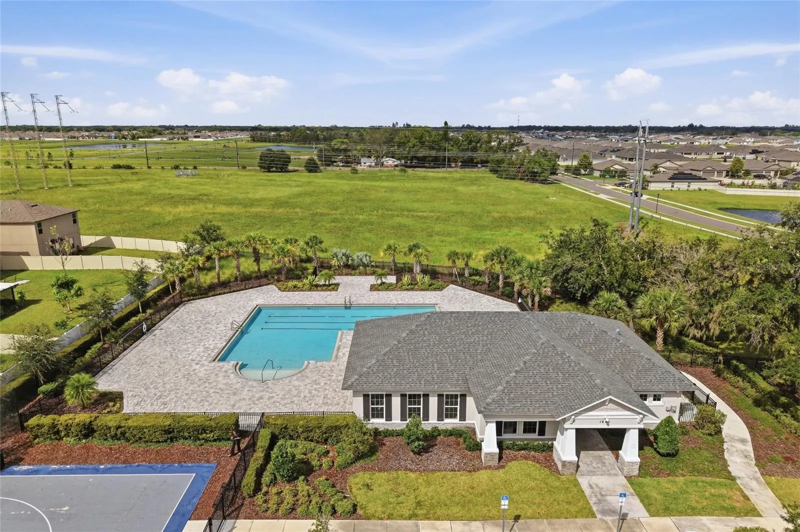 community pool and amenity center