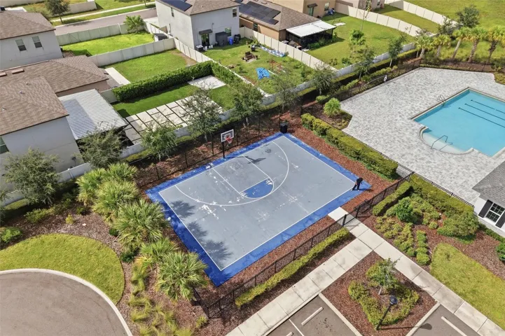 community pool and amenity center