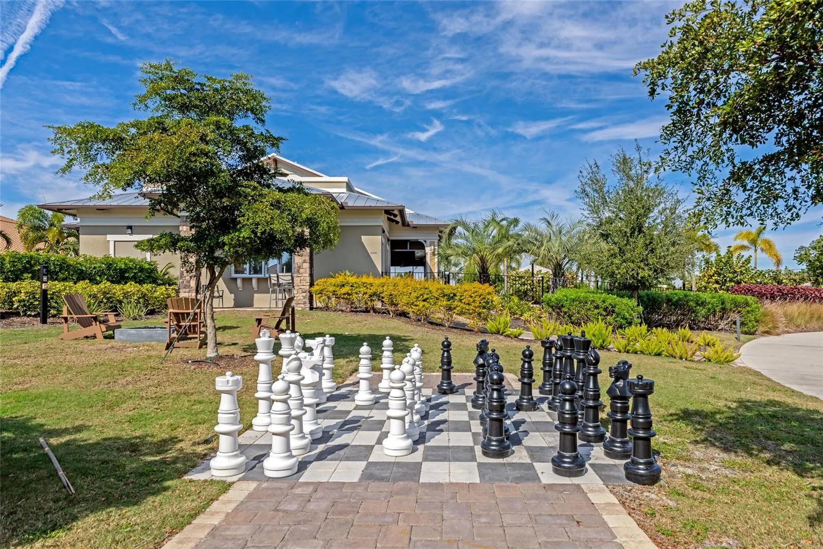 Chess board.