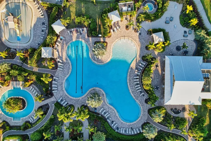 Bahama bar, resort pool, spa, resistance pool &amp; wet park.