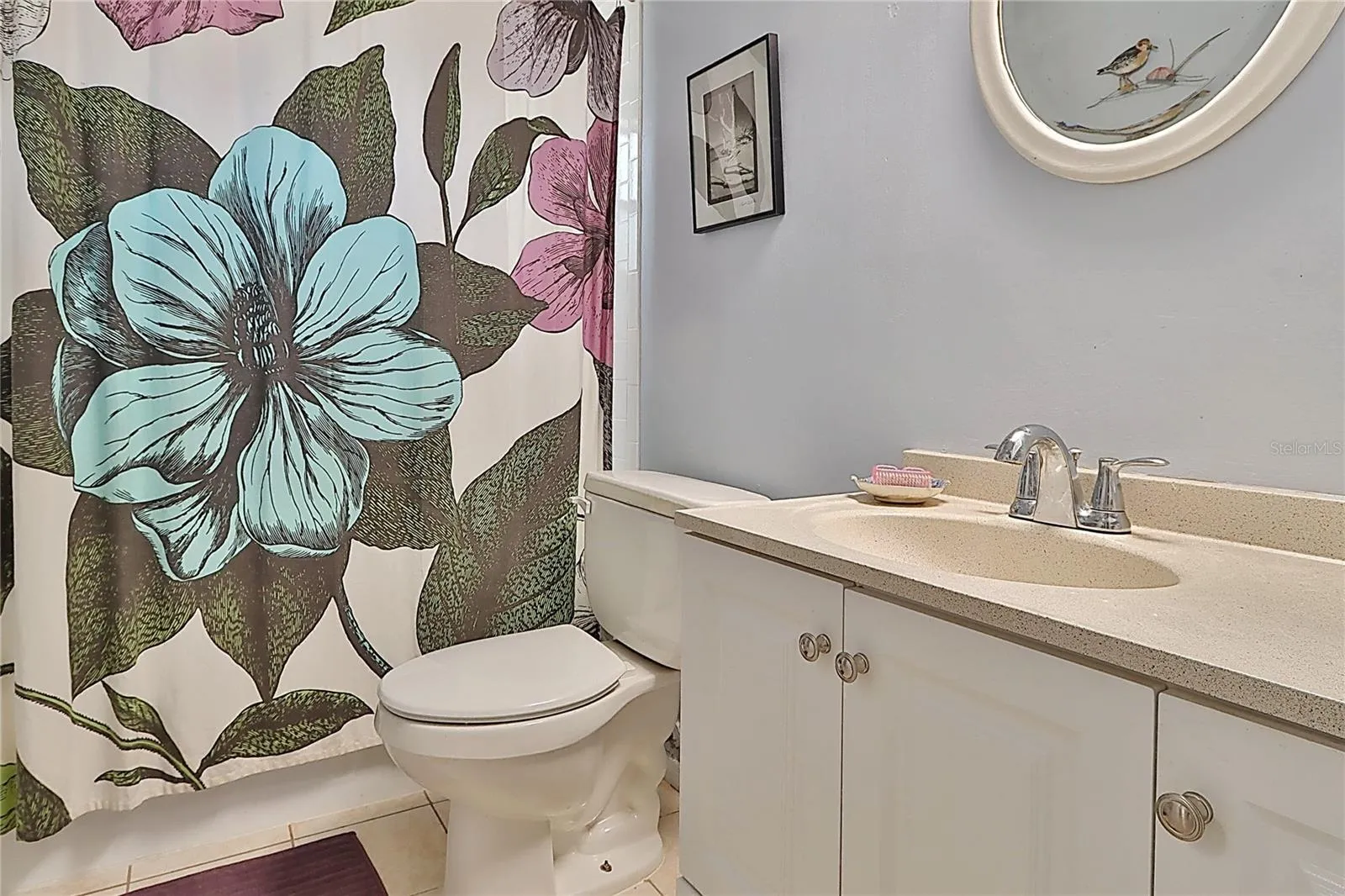Hall bath.