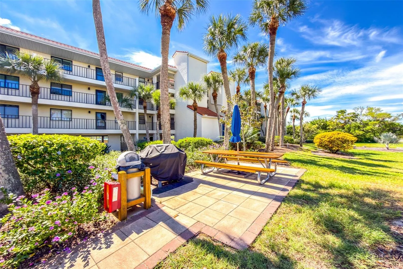 Picnic Area Outside Building
