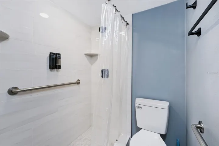 Beautiful tiled shower!