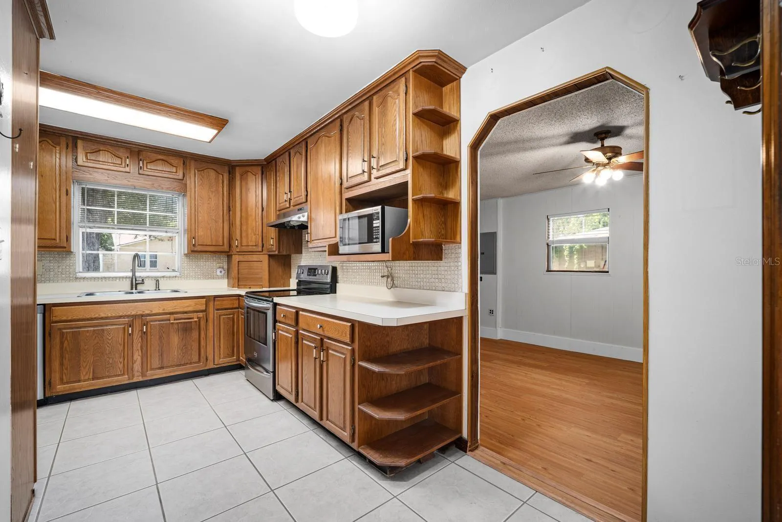 Kitchen double pantry
