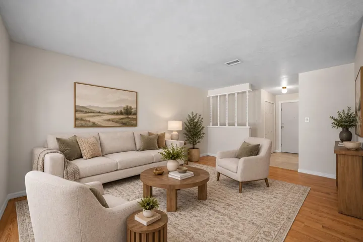 Virtually Staged Living Room