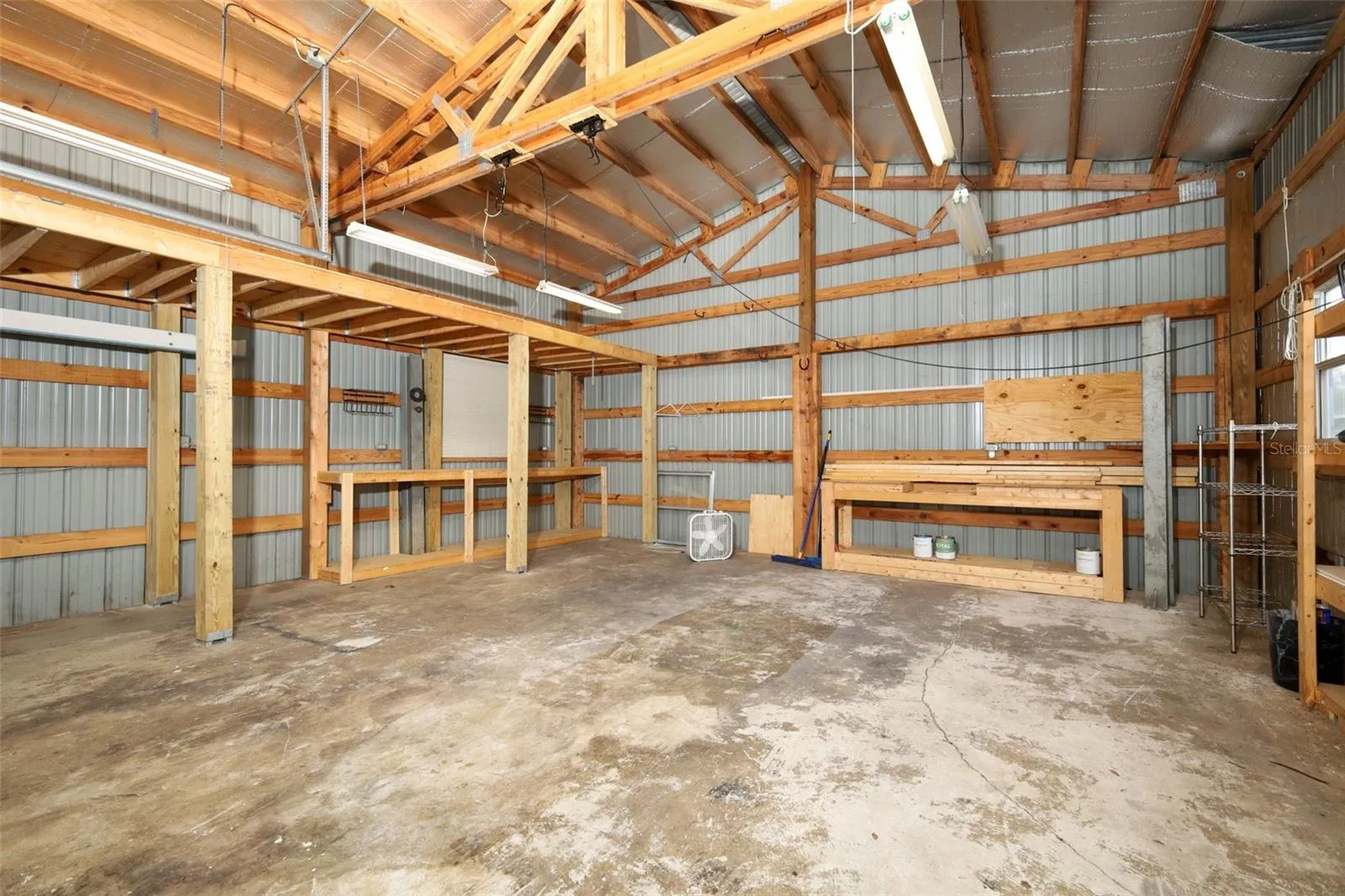 Inside of garage/workshop